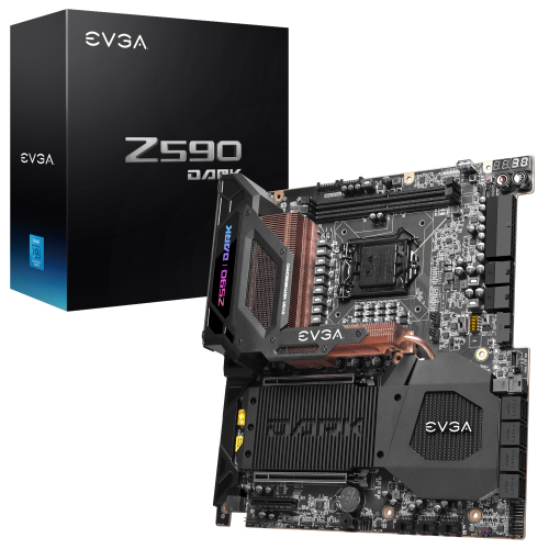 EVGA Z590 Dark: High-End-Mainboard im E-ATX-Format