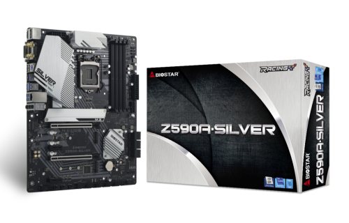 Biostar Z590A-Silver: Sockel LGA1200 Mainboard im außergewöhnlichen Design