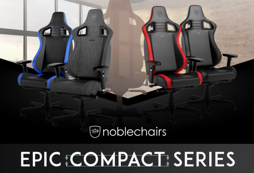 Noblechairs Epic Compact Series: Neue Gaming-Stühle für Anwender bis zu 170 cm