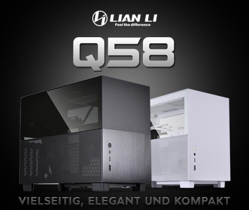 Lian Li Q58X4: Mini-ITX-Gehäuse inklusive PCIe-4.0-Riserkabel