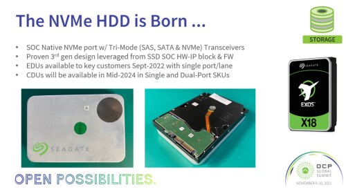 Seagate stellt erste NVMe-HDDs vor