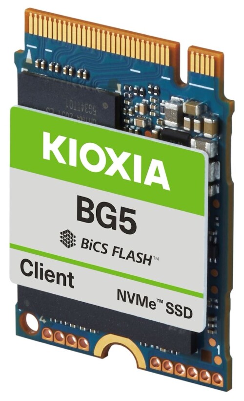Bild: Kioxia BG5: Kleine M.2-2230-SSDs mit PCI-Express-4.0 und BiCS5