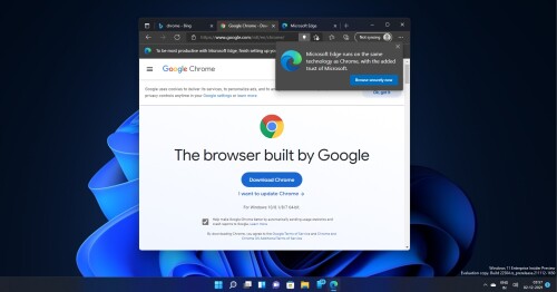Windows 11: Macht mit Pop-Up auf den Edge-Browser aufmerksam