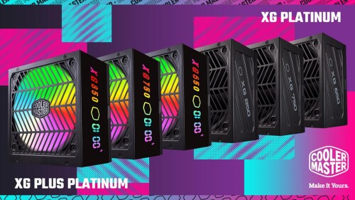 Bild: Cooler Master XG Platinum: Neue Netzteilserie mit und ohne Beleuchtung