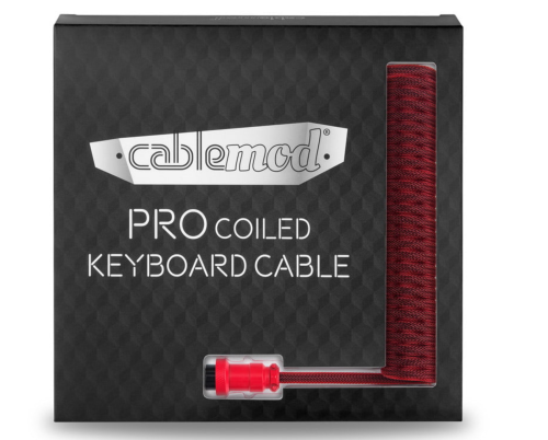 CableMod Pro Coiled Keyboard Cable: Spiralkabel für Gaming-Tastaturen