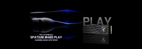 Bild: MSI Spatium M480 Play: SSDs mit PCIe-4.0 und NVMe für PCs und PlayStation 5