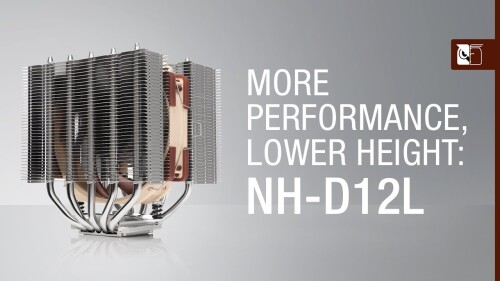Noctua NH-D12L: Low-Height-Kühler als Dual-Tower-Variante
