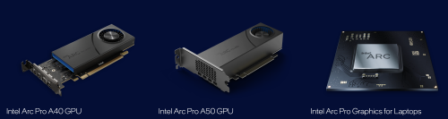 Intel Arc Pro: Workstation-Grafikkarten auf Basis der Arc-Alchemist-Generation