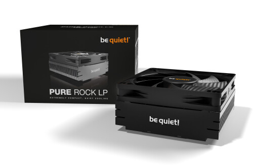Pure Rock LP von be quiet!: Kompakter CPU-Kühler mit nur 45 mm Bauhöhe