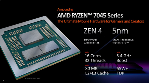 AMD: Neue Ryzen-7000-CPUs für Notebooks vorgestellt