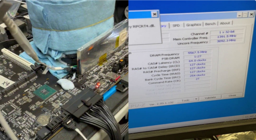 Gigabyte Z790 Aorus Tachyon: Neuer DDR5-11136 Weltrekord mit Aorus-RAM