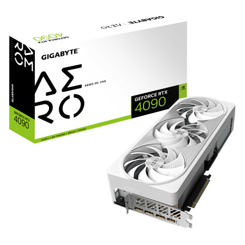 Bild: Gigabyte GeForce RTX 4090 AERO OC in Weiß mit 24 GB vorgestellt