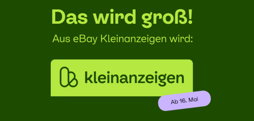 eBay Kleinanzeigen: Neues Design und neuer Name zum 16. Mai