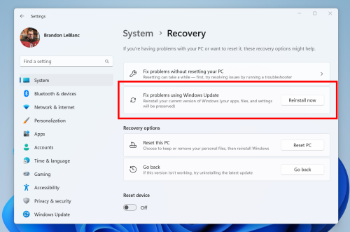 Windows 11: Neue Systemreparatur über das Windows Update