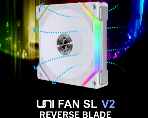 Bild: Lian Li präsentiert den Uni Fan SL V3 Reserve Blade Lüfter mit Daisy-Chain-Stecksystem