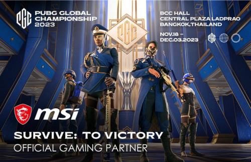 Bild: MSI wird offizieller Gaming-Partner für die PGC 2023