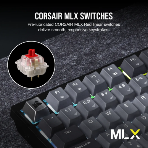 Corsair K65 PLUS WIRELESS: Gaming-Tastatur im 75-Prozent-Design