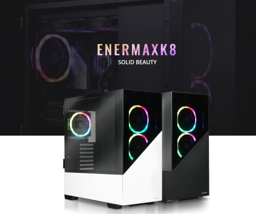 Bild: Robust trifft Elegant: Enermaxs präsentiert ENERMAXK8-Gehäuse