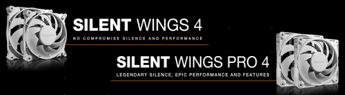 Bild: be quiet! maximale Kühlung in edlem Weiß: Silent Wings Pro 4 enthüllt!