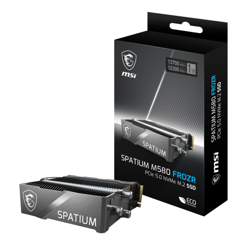 MSI SPATIUM M580 FROZR SSD: Mit riesen Kühler für schnelles speichern