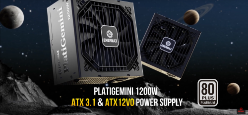 Bild: Enermax PlatiGemini: Platinum-Netzteil mit Intel ATX 3.1 als auch ATX12VO-Standard