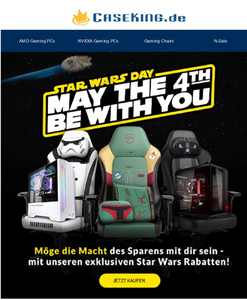 May the 4th - Galaktische Star Wars Gaming-Stühle im Angebot