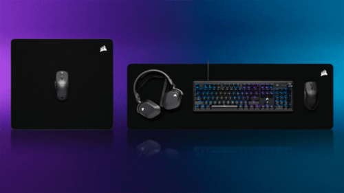 CORSAIR stellt neue MM500 v2 Gaming-Mauspads mit einer Hybrid-Stoffoberfläche vor