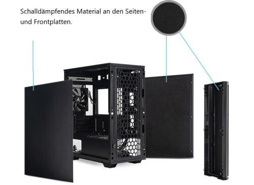 CHIEFTEC PRO Mini: Ein leises und stilvolles m-ATX PC-Gehäuse