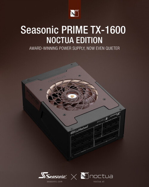 The ultra-leisure PRIME TX-1600 Noctua Edition is that