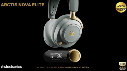 Bild zu SteelSeries Arctis Nova Elite: Hi-Res Wireless-Headset für anspruchsvolles Gaming SteelSeries Arctis Nova Elite: Hi-Res Wireless-Headset für anspruchsvolles Gaming