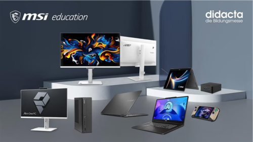 Bild zu MSI zeigt auf der didacta 2026 neue Lösungen für Bildung und Produktivität MSI zeigt auf der didacta 2026 neue Lösungen für Bildung und Produktivität