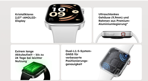 Bild zu Xiaomi stellt die Redmi Watch 6 mit großem AMOLED-Display und langer Laufzeit vor Xiaomi stellt die Redmi Watch 6 mit großem AMOLED-Display und langer Laufzeit vor