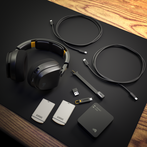 Bild: Glorious stellt GHS-Wireless-InfinitePlay vor Headset mit theoretisch endloser Laufzeit