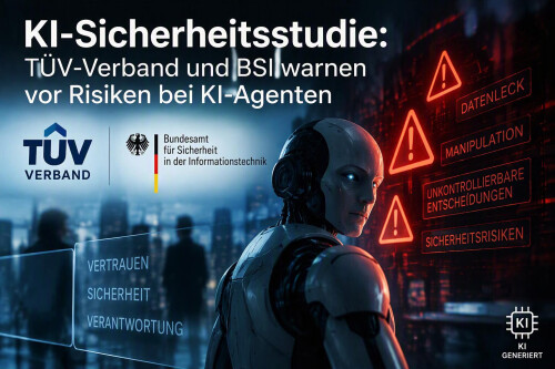 Bild zu KI-Sicherheitsstudie: TÜV-Verband und BSI warnen vor Risiken bei KI-Agenten KI-Sicherheitsstudie: TÜV-Verband und BSI warnen vor Risiken bei KI-Agenten